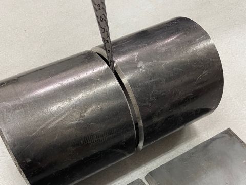 溶接試験用テスト材製作